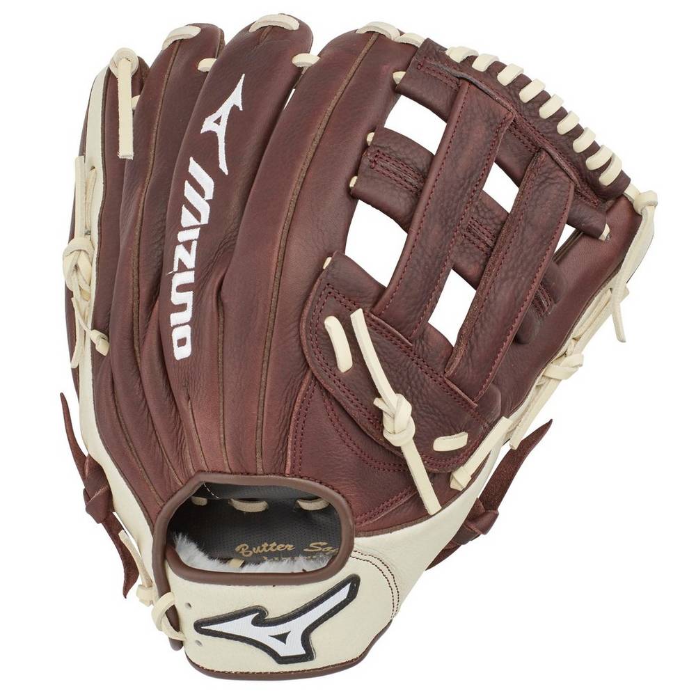 Luva Baseball Mizuno Franchise Series Outfield 12.5" - Homem - Cafes/Prateadas - VJMBP0124